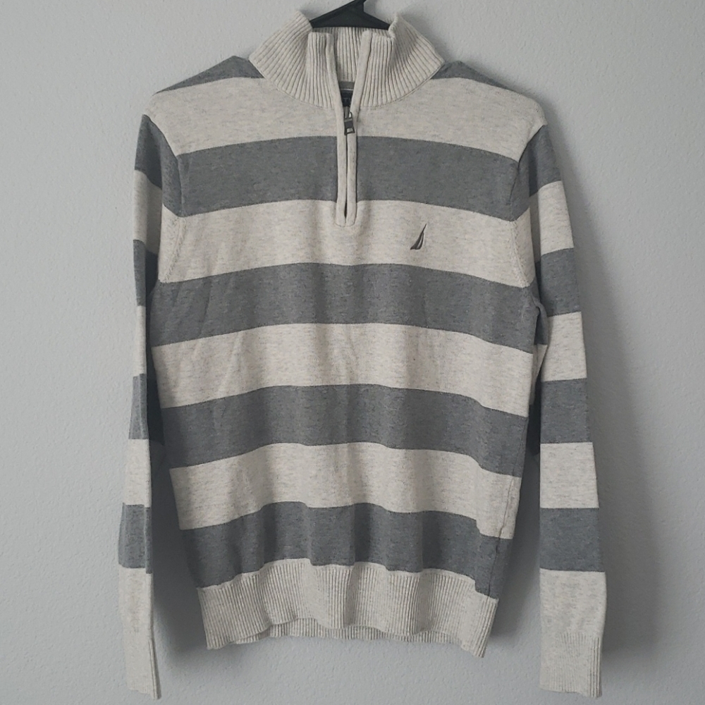 Womens Nautica Half Zip Pullover Sweater